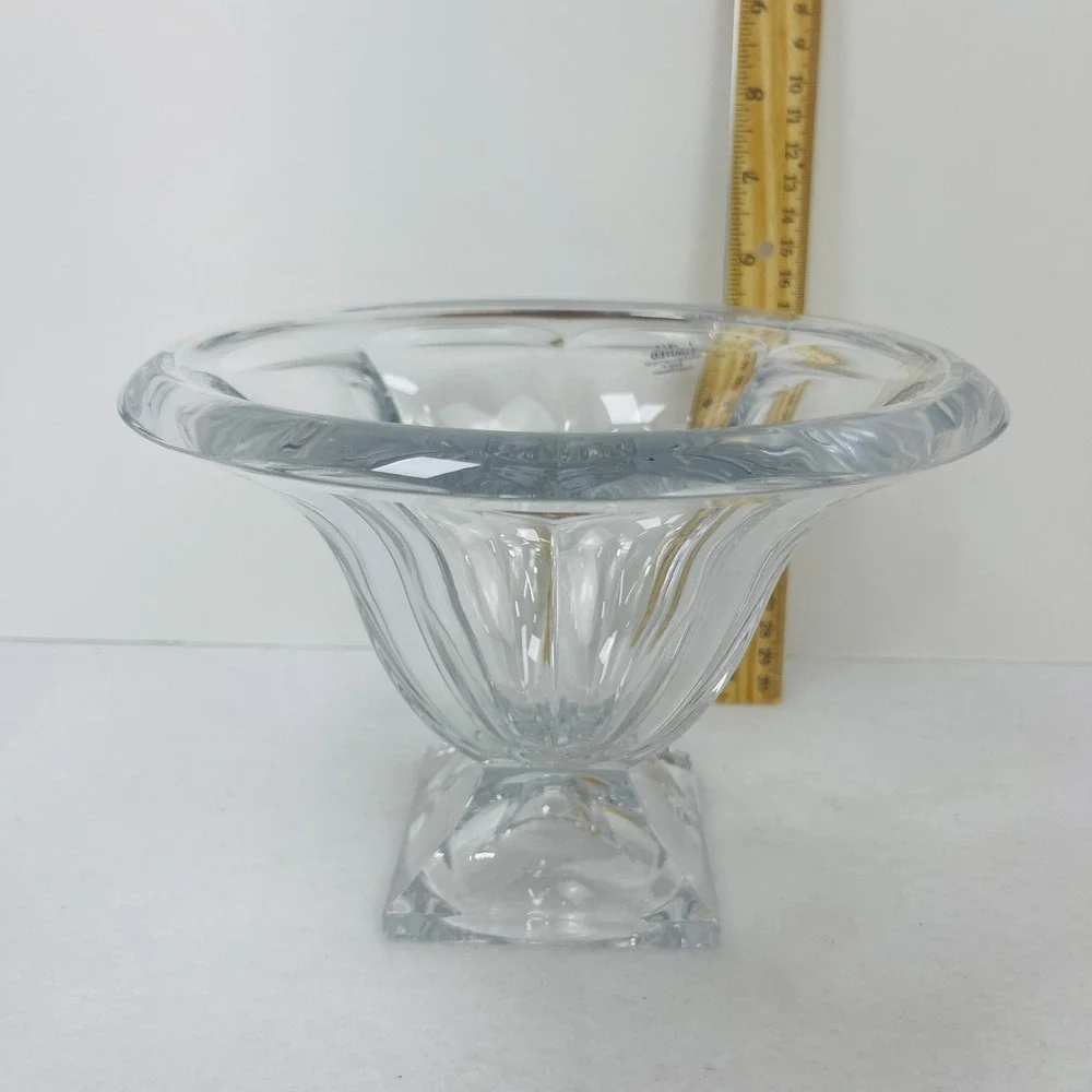 Royal Limited 24% Lead Crystal Votive Candle Holder Czech Republic Flared Bowl